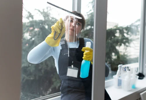 Nettoyage de vitres intérieures et extérieures à Gonneville-Le Theil